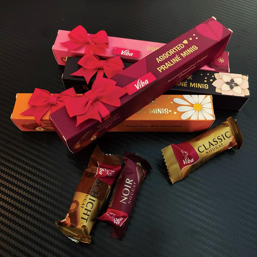 德国Viba榛子系列巧克力30g 经典榛子/双层榛子/榛子可可/榛子什锦小巧造型携带方便 044319/044318/044320/044322 商品图1