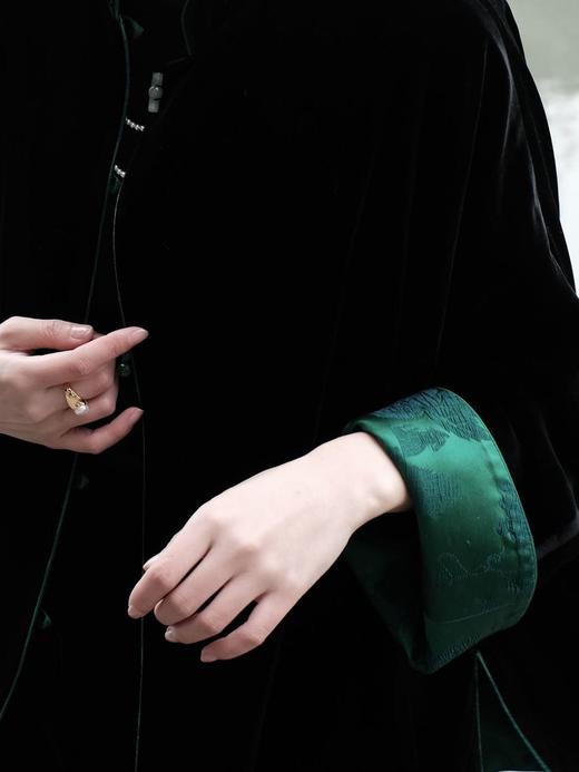 盛唐牡丹 |双面松鼠葡萄纹女外套/丝绒正反两穿 (不夹棉) 商品图11