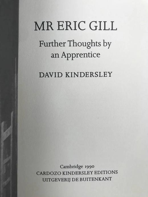 埃里克·吉尔：一位学徒的深入思考 约30幅插图 平装36开 商品图3