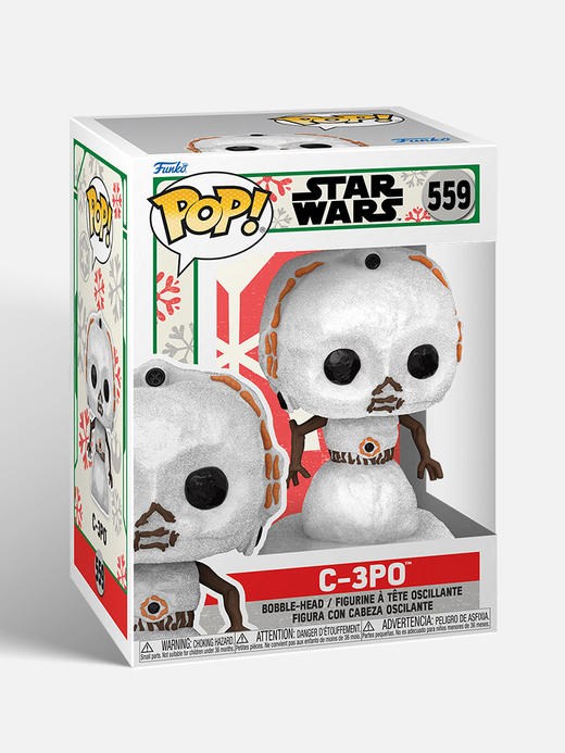 Funko POP Star Wars C-3PO星球大战假日雪人C-3PO手办公仔摆件 64335 商品图4