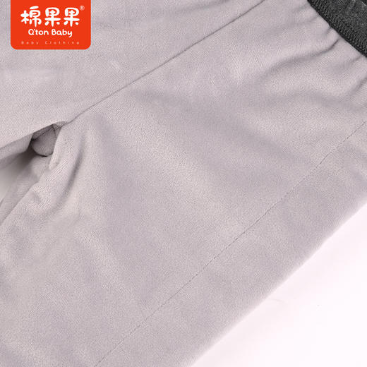 棉果果冬季新品女童针织夹棉铅笔裤打底裤M422206823626 商品图3