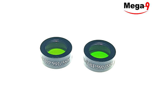 BP591/58K OD3@200-1200 T>90% Φ12.7*6 带通滤光片 （带套圈） 商品图0