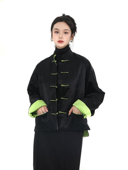 盛唐牡丹 |双面穿石榴花外套(不夹棉） 商品图2