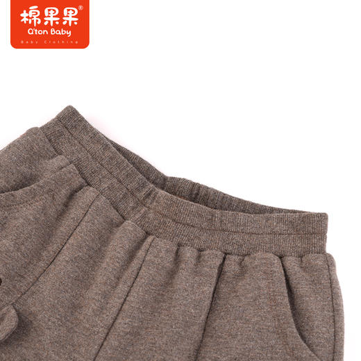 棉果果冬季新品女童针织夹棉长裤M422200823624 商品图2