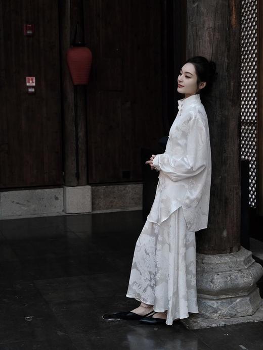 盛唐牡丹 |真丝提花凤凰纹 半裙 商品图5