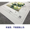 【大彩图】李晓明工笔画白描底稿小品《合欢山雀图》临摹勾线花鸟线稿K105 商品缩略图2