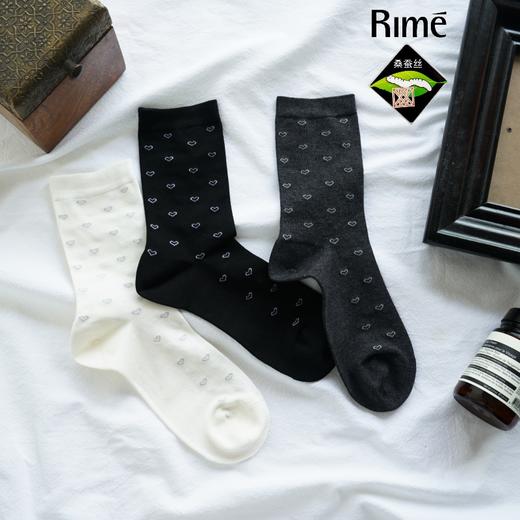 桑蚕丝提花女短袜2823BU34597 商品图0