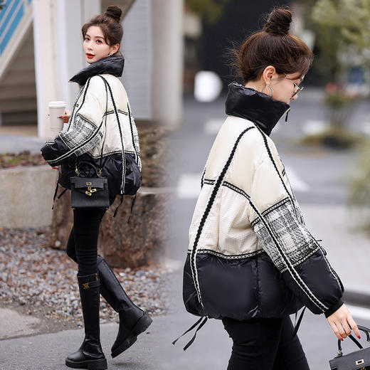 秋冬新款，小香风气质面包服羽绒服HR-BX2323 商品图3