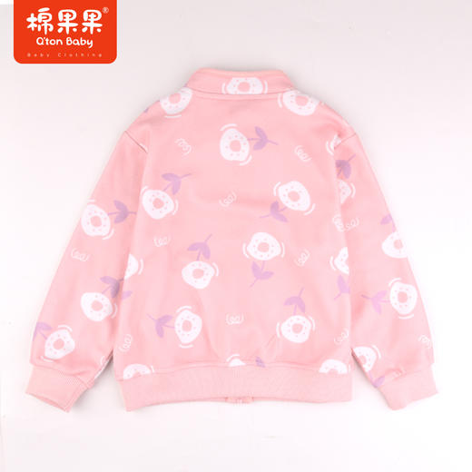 棉果果冬季新品女童5A抗菌摇粒绒外套M422181423614 商品图4