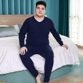 【新款DPD】大依优型大码男装德绒保暖套装内衣弹力加绒舒适保暖秋衣秋裤