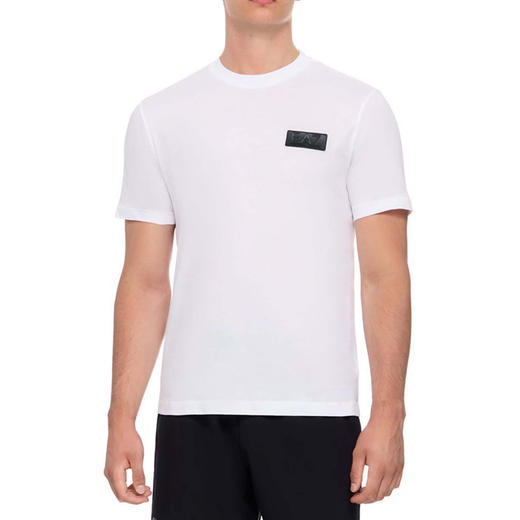 EMPORIO ARMANI EA7 男士徽标印花棉质圆领短袖T恤 白色 6RPT72 PJ8SZ 1100 商品图0