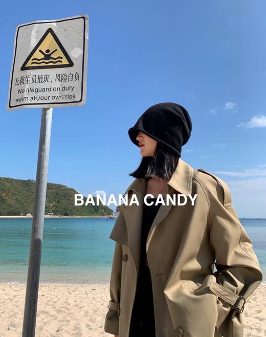 香蕉糖春款短款时尚风衣Y82312 商品图0
