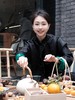 盛唐牡丹 |祖母绿两面穿石榴花夹棉外套(不夹棉) 商品缩略图7