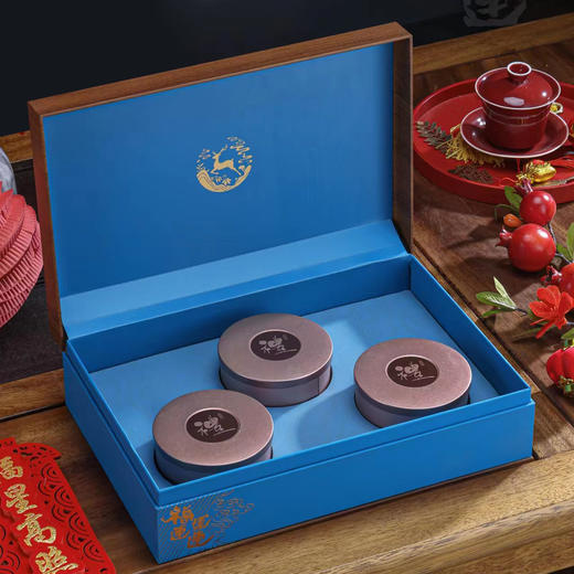 福运连连【通版•3圆罐•兰】20元一套 /一件15套/约装半斤 商品图1