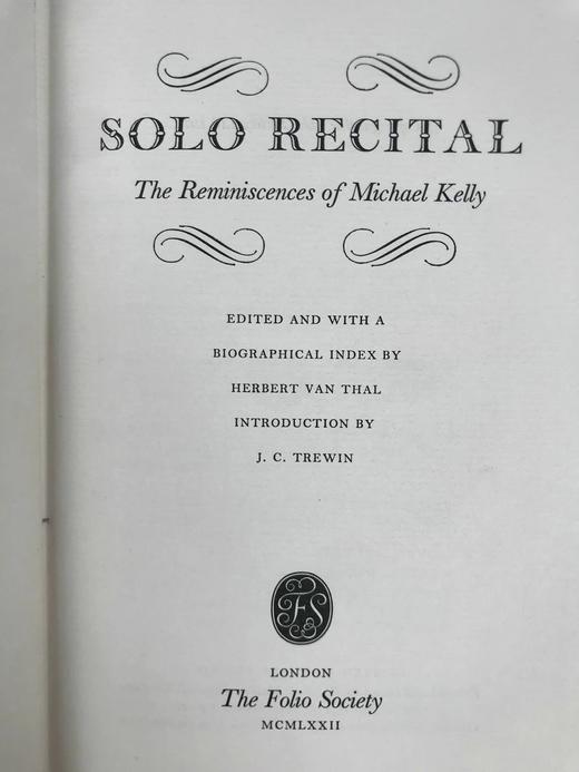 含藏书票！独奏会：迈克尔·凯利回忆录 13幅插图 精装18开带书匣 商品图3