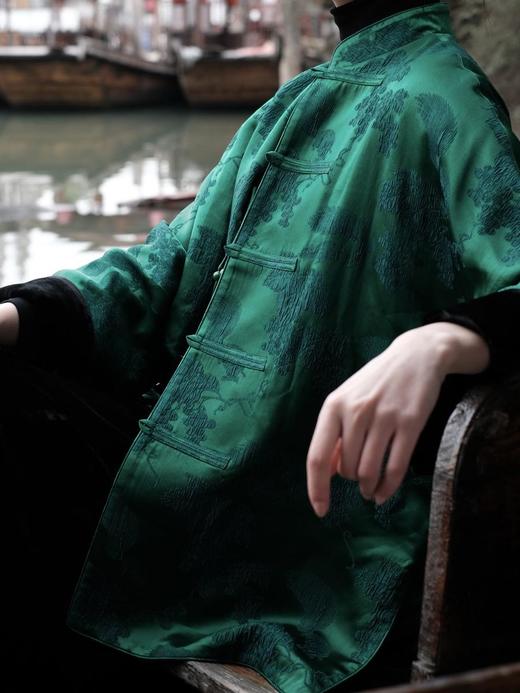 盛唐牡丹 |双面松鼠葡萄纹女外套/丝绒正反两穿 (不夹棉) 商品图13