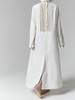 ranyepersonal｜coat 垫肩低胸系带后网纱拼接宽松西装大衣  [ 白LELUXE22CO01 ] 商品缩略图4