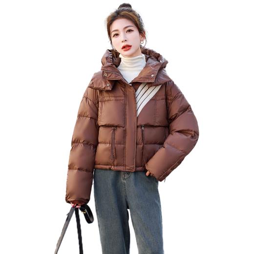 羽绒服女短款冬季新款，今年流行小个子加厚白鸭绒连帽外套HR-YAX2386 商品图6