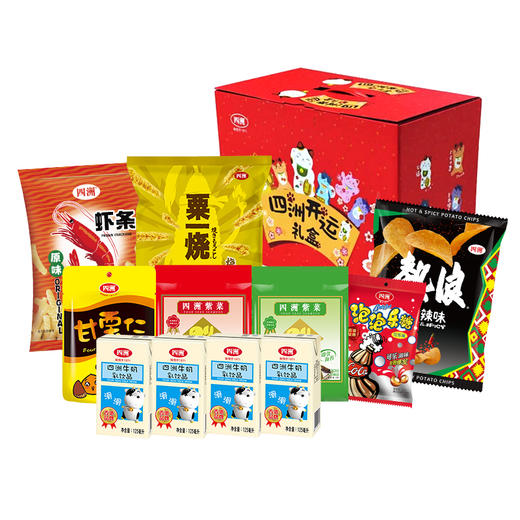 四洲开运零食礼盒A款855g 商品图0
