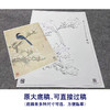 【大彩图】李晓明工笔画白描底稿《玉兰灰喜鹊》临摹勾线花鸟线稿K113 商品缩略图1