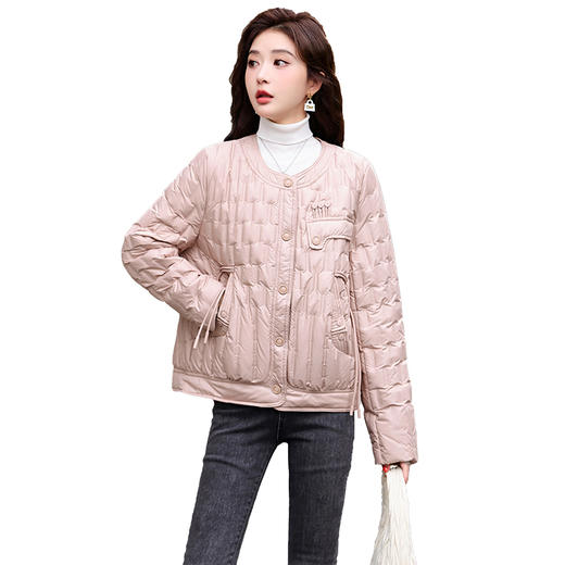 轻薄羽绒服，女短款冬季新款今年流行洋气白鸭绒外套HR-YAX2382 商品图6