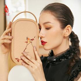 SAINTJOY/上久楷 宋锦斜背包 鹊上枝头 BWS23B0802