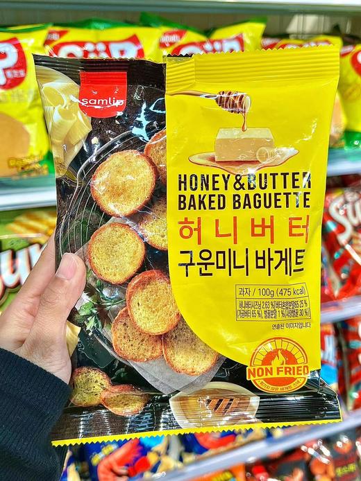 三立蜂蜜黄油味面包干100g 商品图0