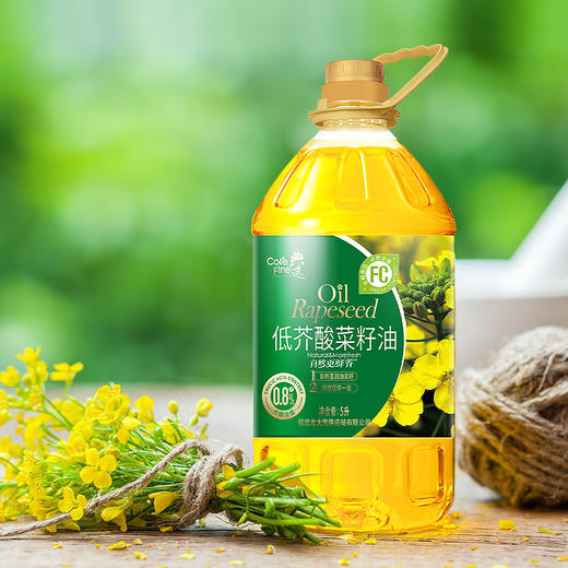 杞冠臻选 | 北大荒·典选 低芥酸菜籽油 5L 低芥酸 一级压榨 非转基因 商品图4