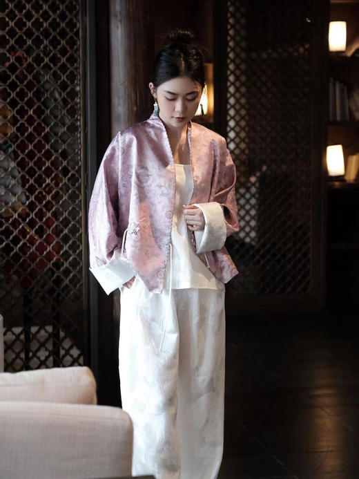 盛唐牡丹 |真丝凤凰纹女裤 商品图2