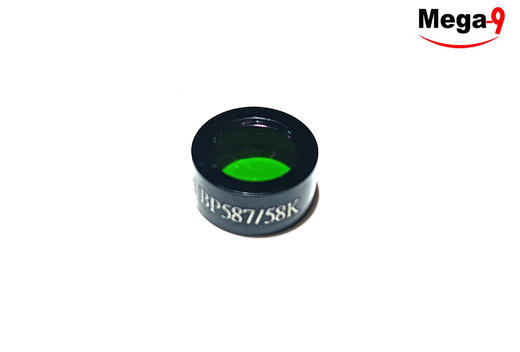 BP587/58K OD4@200-1200 T>95% Φ12.7*6 带通滤光片 （带套圈） 商品图0
