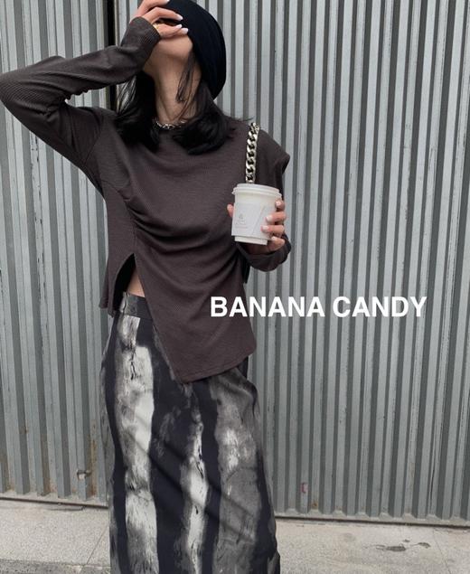 BANANA CANDY 香蕉糖不规则针织衫 商品图4