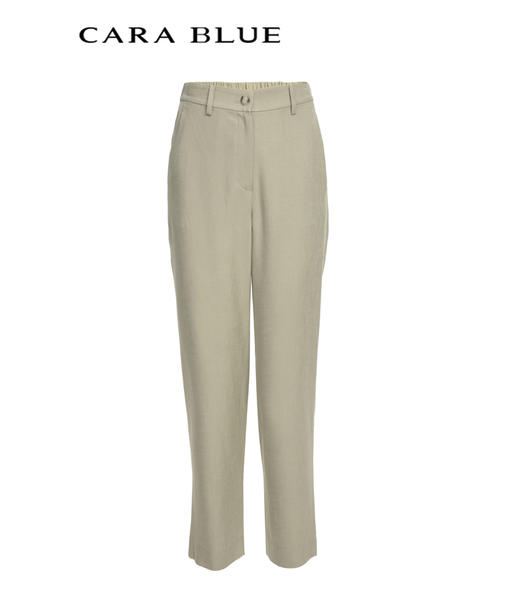 CARA BLUE中腰半松紧经典女裤 商品图5