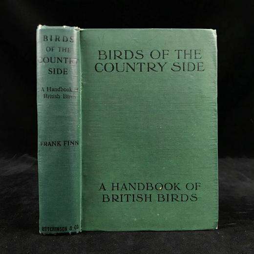 1910年 英国乡下常见鸟类手册 12幅彩色118幅黑白插图 漆布精装36开 商品图0