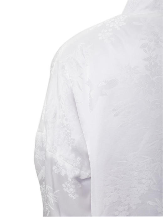 盛唐牡丹|香芋紫绣花丝绒两面穿棉服 商品图5