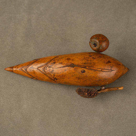 清 黄杨雕竹笋摆件（岁寒三友） 商品图3