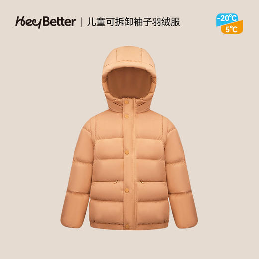(特价包邮)HeyBetter袖子可拆的鹅绒羽绒服（四种颜色) 商品图3