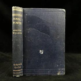 1898年 英国海军力量 21幅插图 漆布精装32开