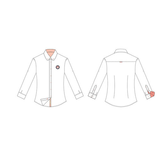 田家炳中学-男女长袖衬衫 商品图1