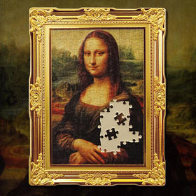 达芬奇《蒙娜丽莎》纪念币，拼图工艺超赞 纽埃发行
