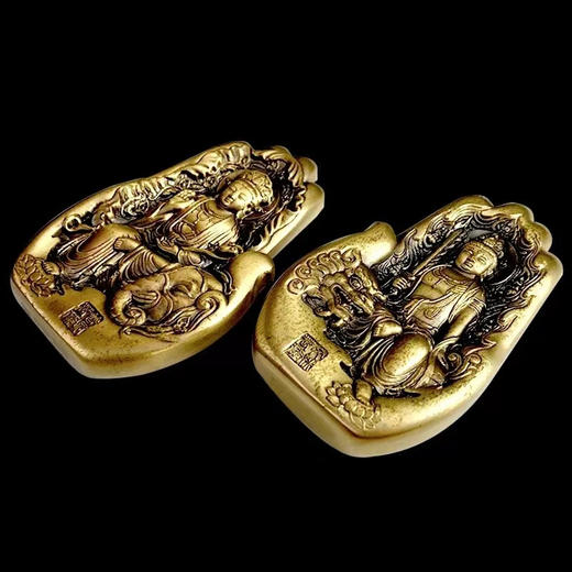 文殊菩萨、普贤菩萨异形纪念章 中国金币发行 商品图9