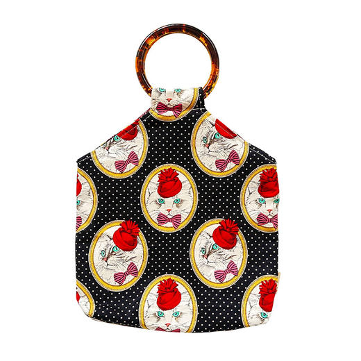 HUJI祤集Amber手提包插画猫咪猫咪 商品图1