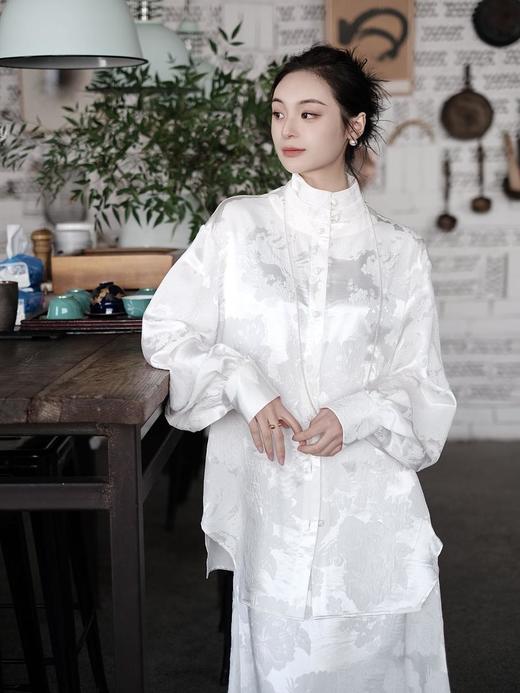 盛唐牡丹 |真丝提花凤凰纹 半裙 商品图9