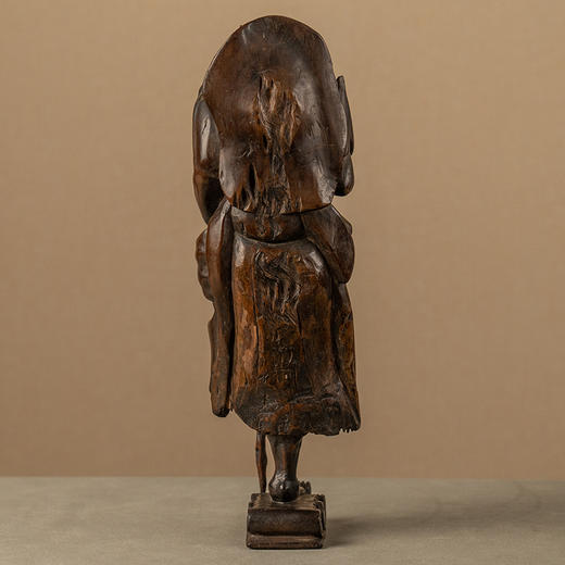 清 龙眼木雕铁拐李 商品图1