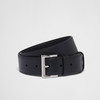 PRADA 普拉达 女士皮革金属珐琅三角徽标腰带 黑色 1CC545 8NQ F0002 商品缩略图0