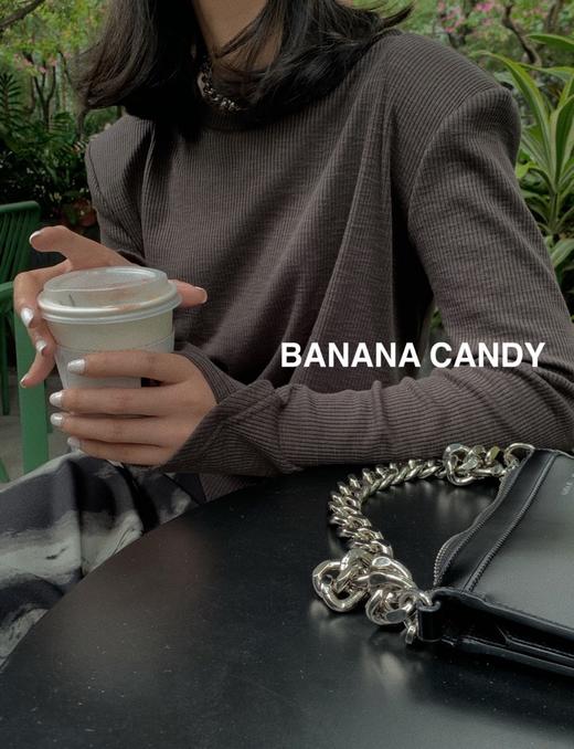 BANANA CANDY 香蕉糖不规则针织衫 商品图1