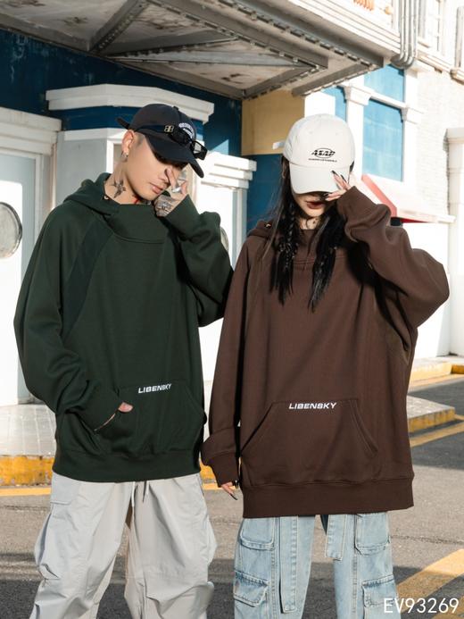 男加绒带帽卫衣93269 商品图0