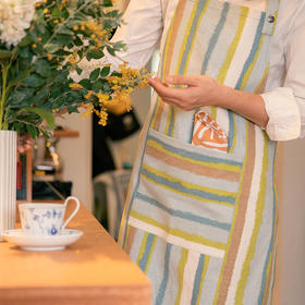 海洋条纹系列围裙厨房家用新款超好看围裙