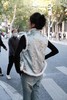 盛唐牡丹 |重磅真丝手推绣水貂毛立领对襟夹棉马甲 商品缩略图5