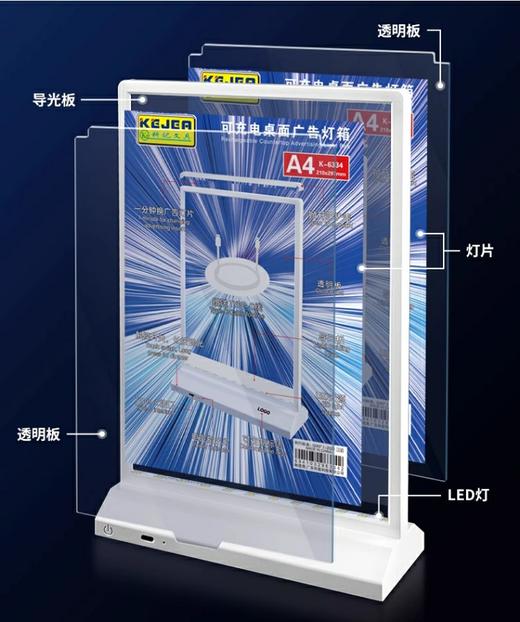 T型桌面灯箱 商品图11