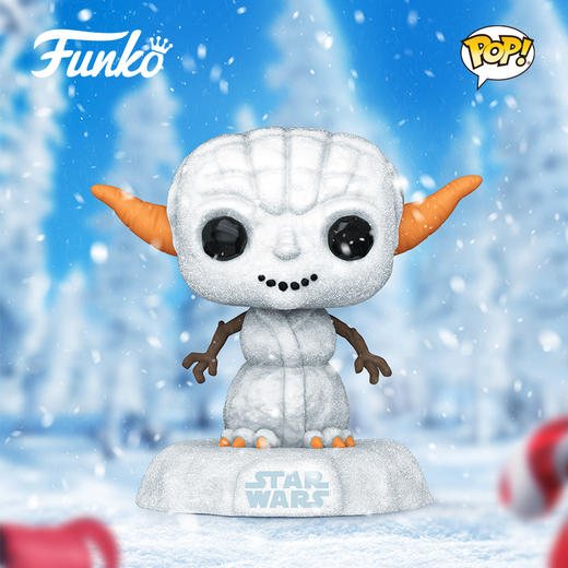 Funko POP Star Wars Yoda 星球大战假日雪人尤达限定款手办公仔摆件 66902 商品图2